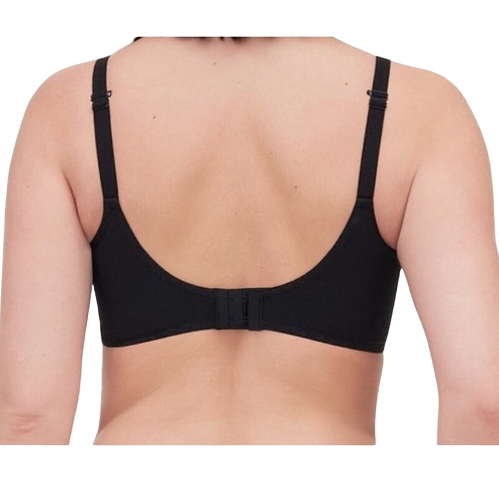 Chantelle Bra 18J6 Comfort Chic back smoothing t-shirt black 40DDDD 40G - Picture 6 of 6